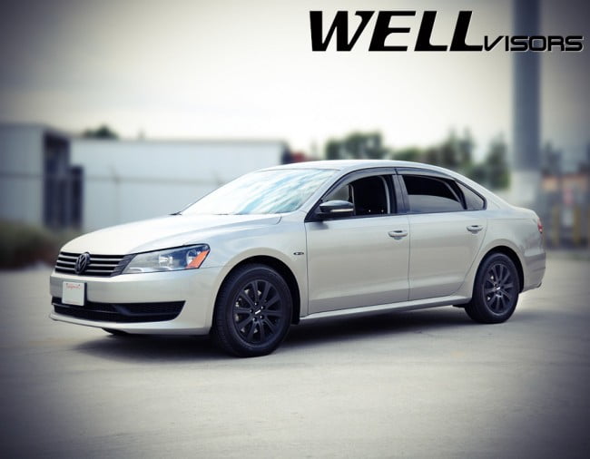 WellVisors Window Visors 2017-2019 Volvo S90 4D Sedan Sun Visors Deflectors