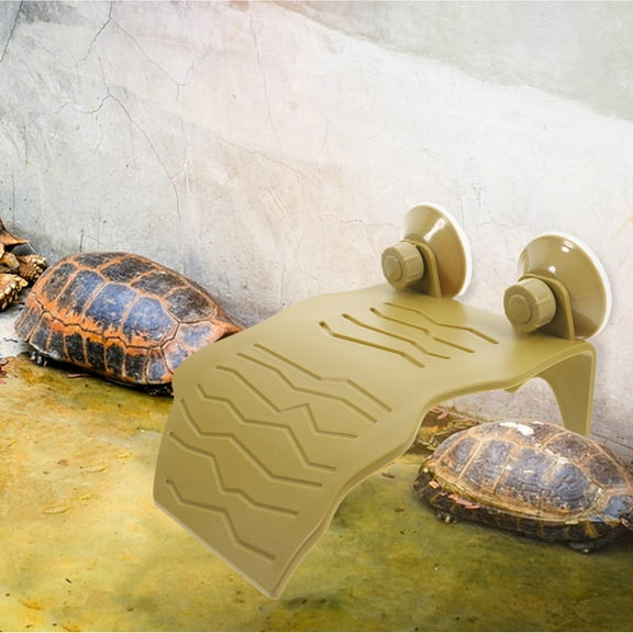 OUNONA Floating Turtle Dock for Fish Tank Basking Platform Reptile Habitat Decor Aquarium Ornament