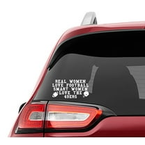 Collectible Decals Real Women Love Football Smart Women Love the 49ers Vinyl Decal