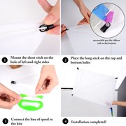 10PCS DIY Kites for Kids, DIY Blank Diamond Kites with 98ft Kite Strings, Make Your Own Kite Easy Flying Kites, Kids Decorating Coloring Kites, Park Beach Outdoor Games