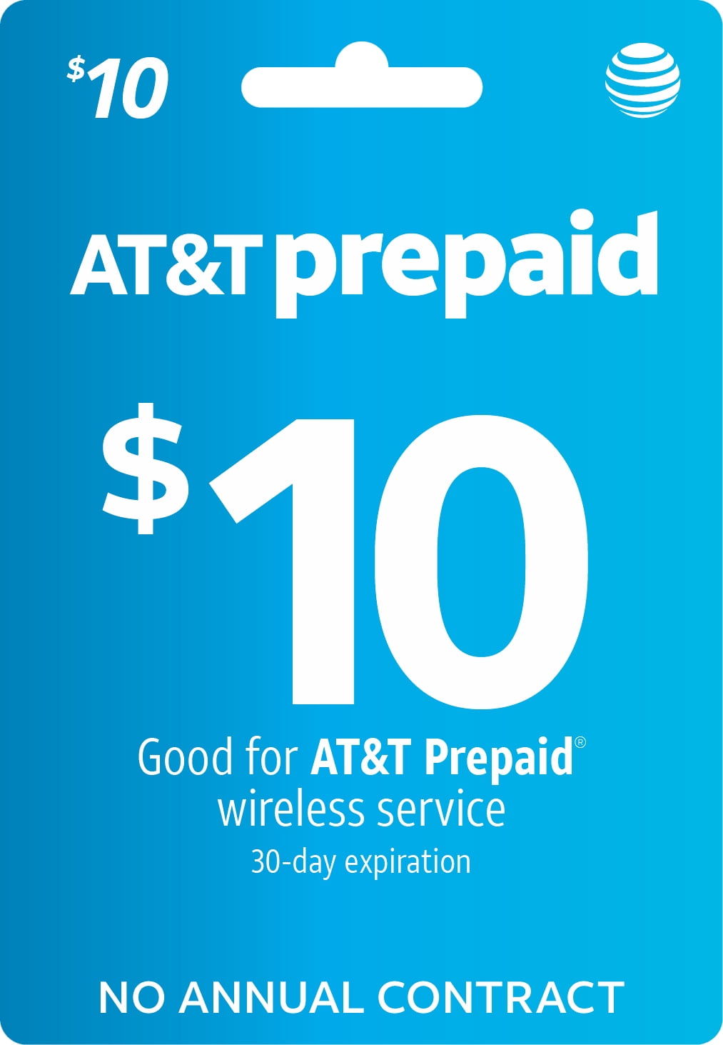 AT&T Prepaid $10 Direct Top Up - Walmart.com