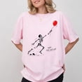 thumbnail image 4 of Skeleton Lost Balloon Shirt, Funny Halloween T-Shirt, Well That Went Well Graphic Tee, Spooky Skeleton Balloon Design, Cute Dark Humor Fall Shirt, 4 of 6