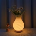 thumbnail image 5 of Anckoeil Decorative Lights Cream Style Table Lamp Vintage Bedside Lamp Sleep-Friendly Bedroom Light Decorative Vase Table Lamp Retro Study Desk Light, 5 of 7