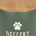 thumbnail image 4 of Design Imports CAMZ14430 Ceramic Treat Canister, Dessert Hunter Green, 4 of 4