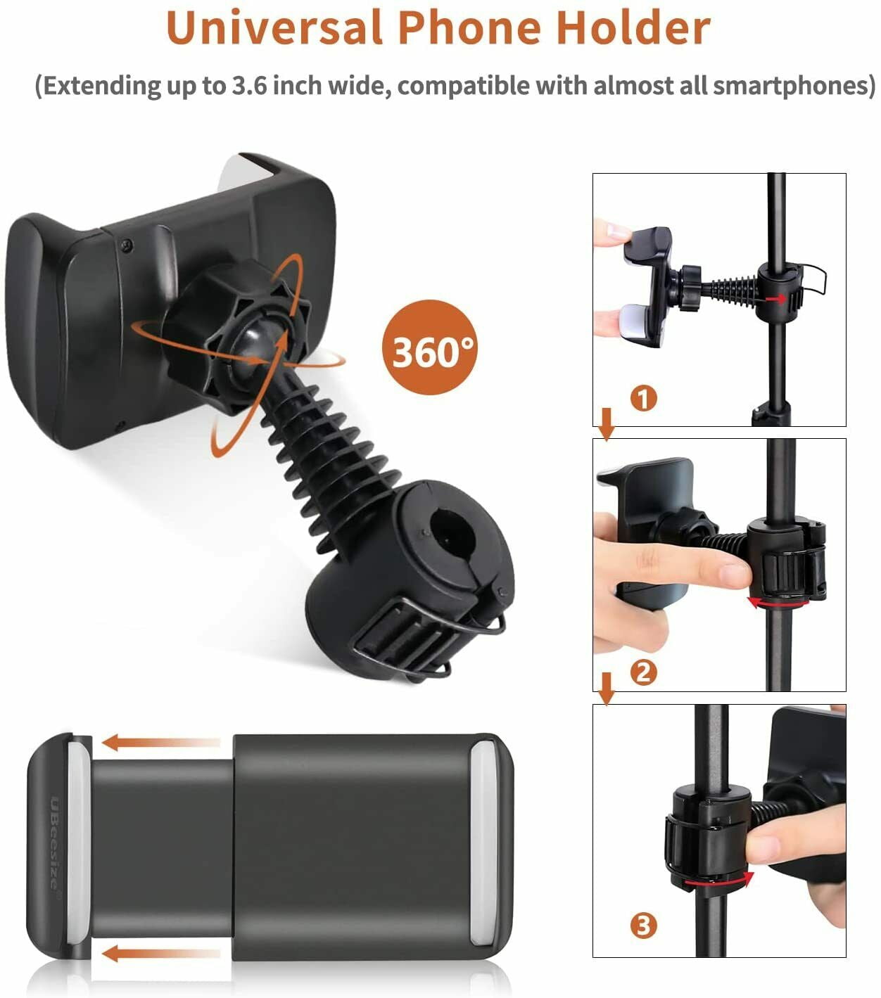 SAYFUT 8 inch Ring Light Tripod Stand Tik Tok Selfie Makeup Recording