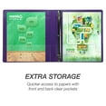 thumbnail image 5 of Samsill Earth's Choice Durable 1" Round Ring View Binders, Purple, 2 Pack, 5 of 5
