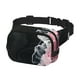 thumbnail image 2 of Balery Pink White Ocean Waves Mochila Cinturón para Mujeres y Hombres, Bolsa de Cintura Impermeable de Doble Capa con Correa, 2 of 9