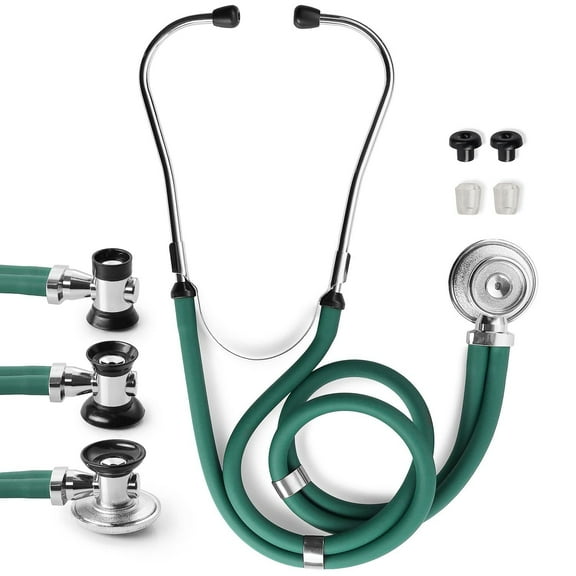 PrimaCare DS-9295-HG Sprague Rappaport Stethoscope, 30", Hunter Green