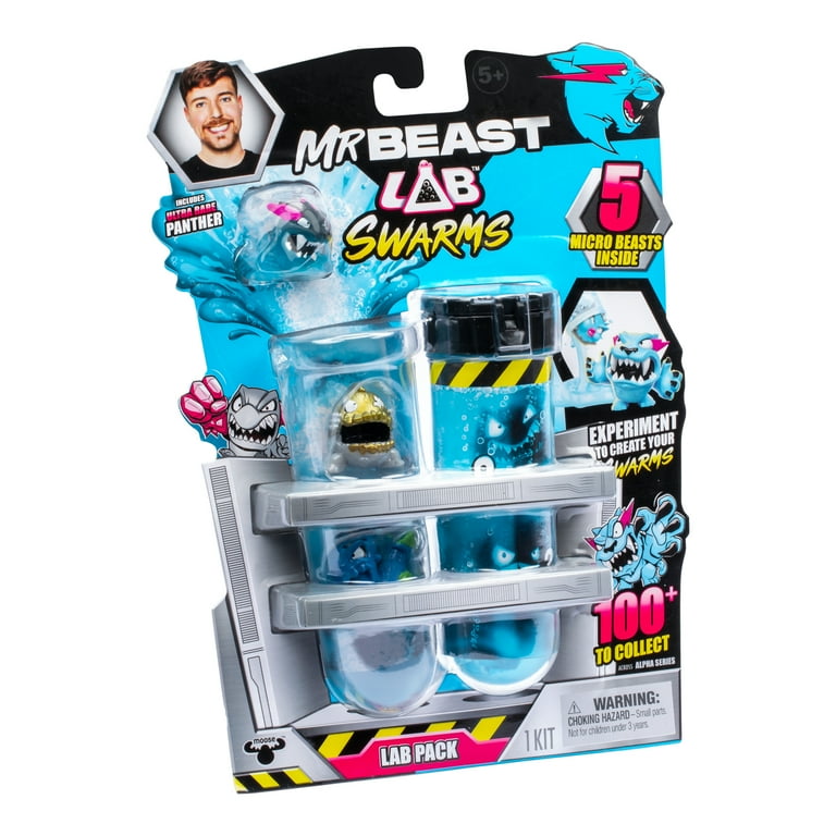 【激レア】　ミスタービースト ラボ Mr Beast Lab Swarms 廃盤 MrBeast Lab Swarms Lab 5 Pack, 1 inch Swarms Action Figures