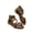 Brown, variant on Women's Gladiator Flat Sandals, Multi Thin Strap Open Toe Ankle Zip Summer Dress Sandals for Daily Beach Walking