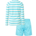 thumbnail image 3 of weVSwe Toddler Boys UPF 50+ 2PC Rash Guard Set Swim Trunks Long Sleeve Swimsuits, 3 of 6