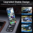 thumbnail image 7 of Cup Holder Phone Tablet Mount, 360° Rotatable and Strong Grip, Easy to install, Expander Adjustable Long Arm for Car(Black), 7 of 7