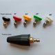 thumbnail image 2 of Cabezal Boquilla Rociadora para Máquina Limpieza Alta Presión Pistola Lavado Coches Cabezal Boquilla Conector 1/4 Juego Boquillas Rosca Externa (6 Uds), 2 of 7