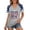 shirts 116#Grey, variant on WAYUTE Women's 250th Anniversary USA Shirt Us National Flag Graphic Raglan Sleeve Casual Loose V Neck Tee Top 4th of July T Shirts