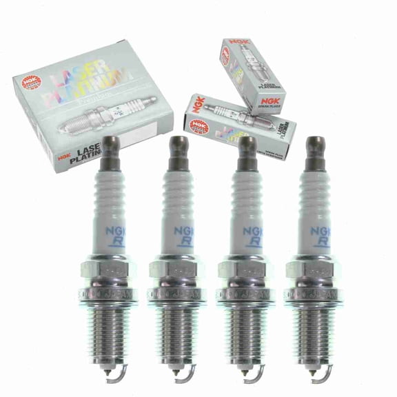 4 pc NGK 4853 Laser Platinum Spark Plugs for 12 12 0 035 747 1765303 22401-53J17 22401-53V17 22401AA360 2513208S 3265 3273 AGPR12PP8 F5DP0R F5DPOR PK22PR11 PK22PR8 RC78PYP Ignition Wire Secondary