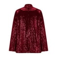 thumbnail image 4 of Wowcloth Woman's Blazer with Notched Lapel, Sequin Embellishments, and Open Front, Casual Elegant Style for Daily Wear and Parties, 4 of 7