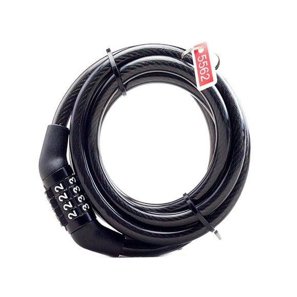 XZNGL Bike Cable Basic Self Coiling Resettable Combination Cable Bike Locks