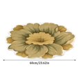 thumbnail image 2 of The Diameter Of 3D Special-Shaped Flower Mat Is 60Cm. - Carpet, Crystal Velvet One Size, 2 of 5