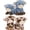 Blue, variant on 4Pack Lion Stuffed Animal 13.7'' Bulk Stuffed Animals Small Lion Toy