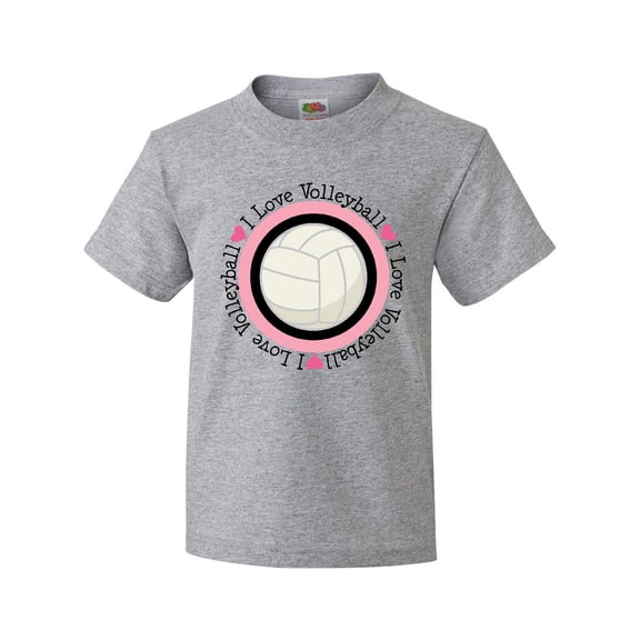 Inktastic I Love Volleyball Sports Youth T-Shirt
