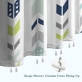 thumbnail image 6 of Colorful Arrow Pattern Shower Curtain 36"x72" ,Bathroom Decorative Shower Curtains Set with 12 Hooks,Modern Waterproof Washable Shower Curtain, 6 of 6