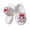 White, variant on Girls' Cute Bunny with Bow Slide Sandals Soft Non- Open-Toe Slippers Color:Pink,Size:2.5-3 Years