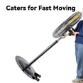 thumbnail image 5 of 30" Heavy Duty Industrial Floor Fan with Wheels, 3-Speed 9500 CFM High Velocity Standing Fan for Commercial, Garage - Aluminum Blades, 5 of 9