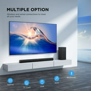 ULTIMEA Sound Bar for Smart TV with Dolby Atmos, 190W Peak Power Soundbar with Subwoofer, TV Sound Bar with Bass Boost, Home Theater Audio Sound Bars for TV Speakers