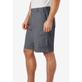 thumbnail image 2 of KingSize Men's Big & Tall Knockarounds 8" Full-Elastic Cargo Shorts, 2 of 5