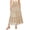 Khaki*, variant on RUTAYY Women's Skirt High Waisted A-Line Flowy Ruffle Tiered Long Bottom Comfortable Breathable Trendy Vacation Long Skirt