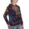 thumbnail image 6 of Sikiie Dreamy Jester Under Stars Women's Casual Hoodies Long Sleeve Lightweight Pullover Tops Loose Sweatshirt-Small, 6 of 7