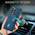 thumbnail image 4 of ELEHOLD Wallet Case for Samsung Galaxy A53 5G with Card Slots Detachable Wrist Strap Premium Leather Wallet Phone Case Work with Magnetic Car Mount for Samsung Galaxy A53 5G,Black, 4 of 8