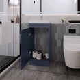 thumbnail image 3 of LiviNest Madrid Bathroom Vanity 33 Inch: Modern Blue Single Door Storage Cabinet - Engineered Wood Construction for Small Spaces & Apartments, 3 of 6