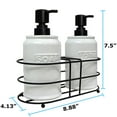 thumbnail image 4 of 2 PC SOAP AND LOTION DISPENSER WITH RACK, 4 of 7