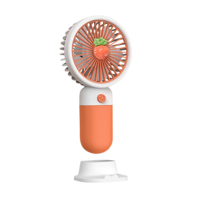 CEHVOM Cute Fruit Handheld Small Fan Girl Student Children Portable Desktop Lazy Phone Holder Summer Clearance