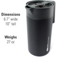 thumbnail image 2 of GSI Outdoors, Glacier Stainless JavaPress, 30oz French Press Coffee Mug for Camping, Black, 2 of 8