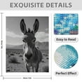 thumbnail image 3 of Diamond Art Kits for Adults - 5d Donkey Desert Landscape Black White Diamond Painting for Adults, Diamond Art for Adults Beginners, Diamond Painting Kits for Adults for Home Wall Decor, 3 of 7