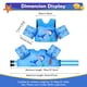 thumbnail image 4 of Chaleco de natación MoKo con dispositivo de flotación de agua para niños pequeños de 10 a 30 kg, diseño de tiburón, 4 of 6
