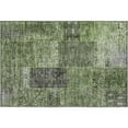 thumbnail image 2 of Addison Rugs Mayfield Washable Transitional Patchwork Olive Rectangle Rug, 1'8" x 2'6", 2 of 5