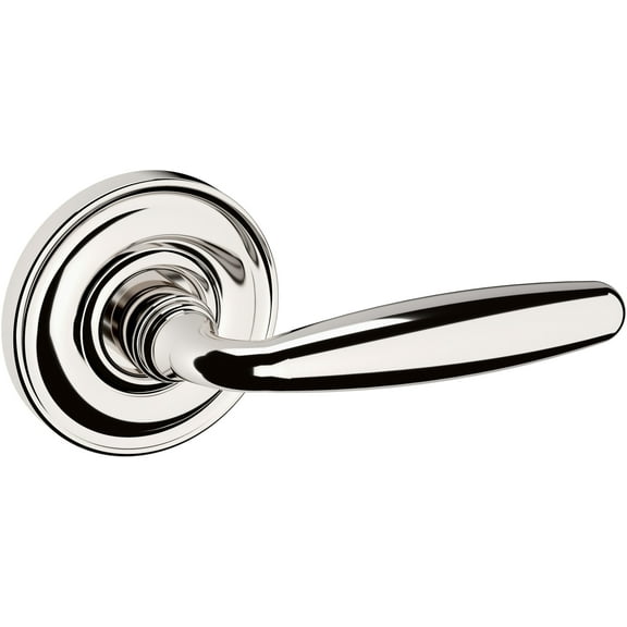 Baldwin 5106.Pass 5106 Passage Door Lever Set - Nickel