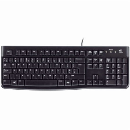 Logitech K120 Standard USB Wired Desktop Keyboard - 920-002478