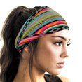 thumbnail image 4 of CHENjy Turban Wraps Headbands For Women, Multicolor Boho Headbands, Elastic Printed Knotted Headband, Non Slip Sport Hair Wrap, Practical Cloth Hair Accessory for Daily Fashion Dressing, 4 of 7