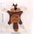 thumbnail image 2 of Pet Toys Dog Toys Plush Toys Squirrel Fox Shape Plush Toys Cotton Rope BB Called Dog Chew Toy For Small Medium Large Dogs And Cats, 2 of 4