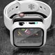 thumbnail image 2 of Compatible with Apple Watch Case 44mm iWatch SE Series 6 5 4 with Screen Protector, Slim Guard Thin Bumper Full Coverage Hard Cover Defense Edge for Women Men, Black White Red, 3 Pack, 2 of 5