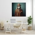 thumbnail image 3 of Stupell Industries Vintage Fashion Dog Animals & Insects Painting Gallery Wrapped Canvas Art Print Wall Art, 36 x 36, 3 of 8