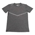 thumbnail image 1 of Playera Athletic Works para Caballero Cuello Redondo Manga Corta Estampado Dry Fit Gris Talla CH, 1 of 4
