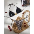 thumbnail image 3 of Top-kevin Women High Cut Bikini Sets String Sexy Swimsuit Two Piece Bathing Suit Brazilian Cheeky Cut Out Cute Swimwear, 3 of 6