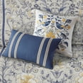 thumbnail image 3 of Gracie Mills Ellison 6-Piece Jacquard Stripe Oversized Cotton Comforter Set - GRACE-14862, 3 of 5