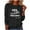 Black-Inverlee Sweatshirt, variant on Women's Yes I'm Always Freezing Letter Print Crew Neck Sweatshirt Long Sleeve Drop Shoulder Loose Fall Graphic Tops Pink M