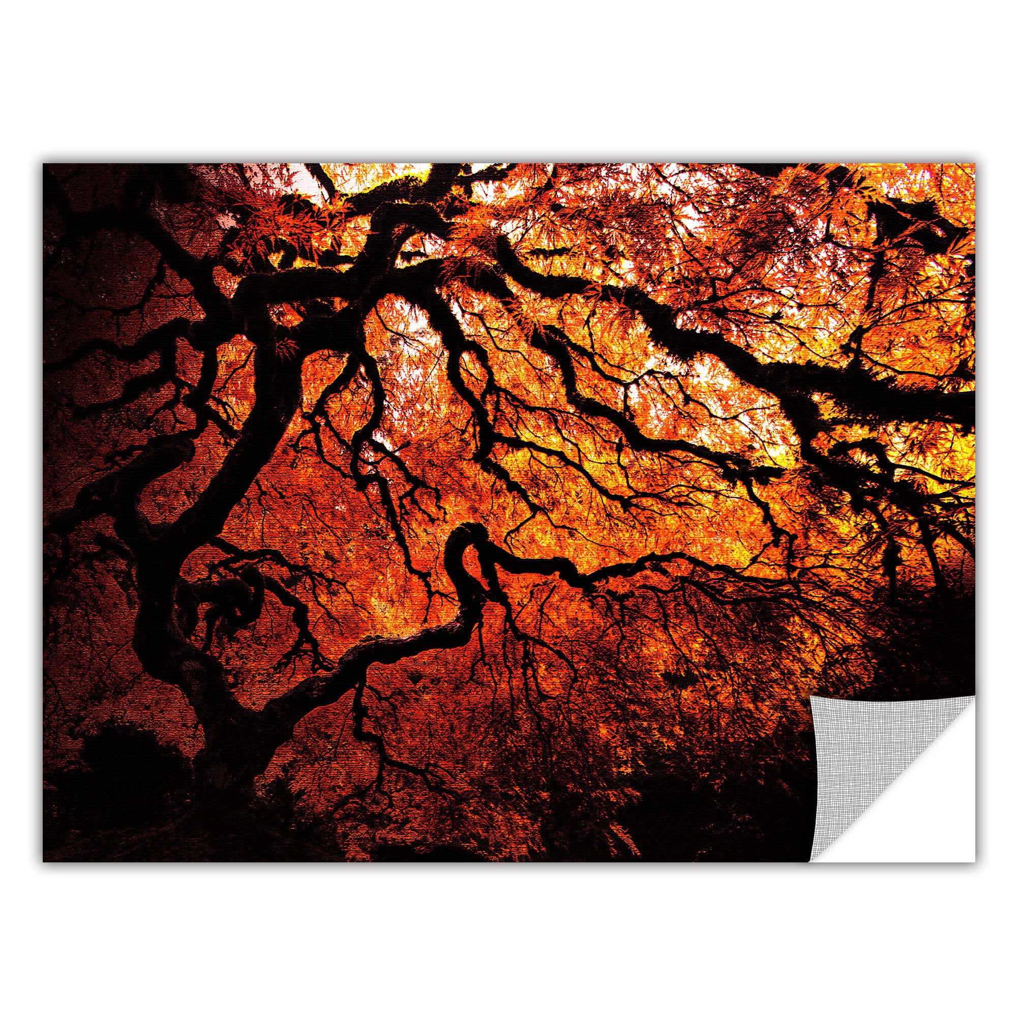John Black "Fire Breather: Japanese Tree" Removable Wall Art